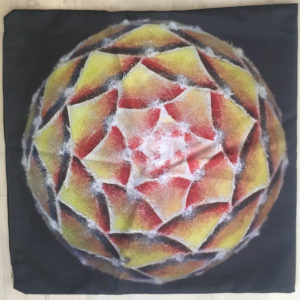 Glowing Bud Cushion cover